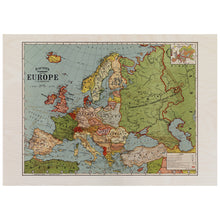 Load image into Gallery viewer, Vintage Map Of Europe