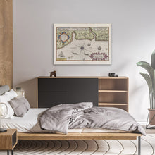 Load image into Gallery viewer, Vintage 1500s Map of Newcastle