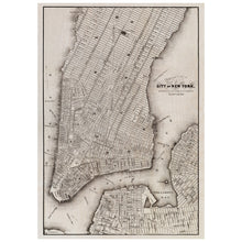 Load image into Gallery viewer, 1850 New York Map
