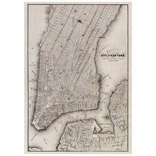 Load image into Gallery viewer, 1850 New York Map