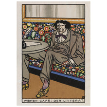 Load image into Gallery viewer, Viennese Café Poster