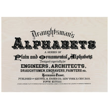 Load image into Gallery viewer, Different Types Of Fonts From Draughtsman's Alphabets
