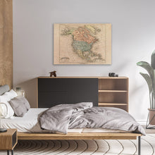 Load image into Gallery viewer, Vintage North America Map