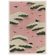 Load image into Gallery viewer, Japanese Woodprint Pink Clouds