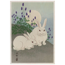 Load image into Gallery viewer, Rabbits At Full Moon