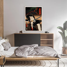 Load image into Gallery viewer, Vintage Portrait Samurai With Sword