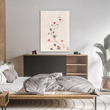 Load image into Gallery viewer, Small Red Blossoms - Katsushika Hokusai