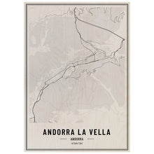 Load image into Gallery viewer, Andorra-La-Vella City Map
