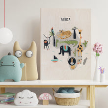 Load image into Gallery viewer, Africa Animals Poster