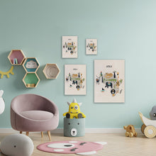 Load image into Gallery viewer, Africa Animals Poster