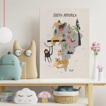 Load image into Gallery viewer, South America Animals Poster