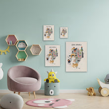 Load image into Gallery viewer, South America Animals Poster