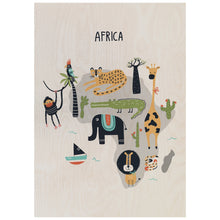 Load image into Gallery viewer, Africa Animals Poster