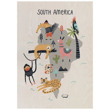 Load image into Gallery viewer, South America Animals Poster