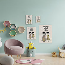 Load image into Gallery viewer, Young wild and free Poster