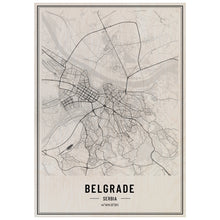 Load image into Gallery viewer, Belgrade City Map