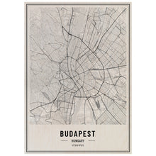 Load image into Gallery viewer, Budapest City Map