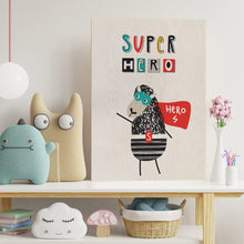 Load image into Gallery viewer, Super Hero Sheep Wooden Poster Print