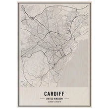 Load image into Gallery viewer, Cardiff City Map
