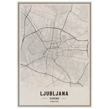 Load image into Gallery viewer, Ljubljana City Map