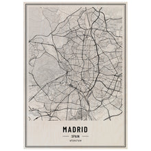 Load image into Gallery viewer, Madrid City Map