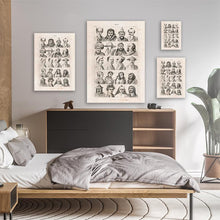 Load image into Gallery viewer, Black And White Vintage Poster Of Men