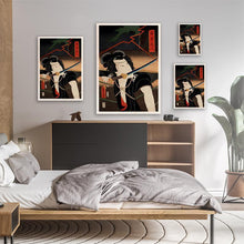 Load image into Gallery viewer, Vintage Portrait Samurai With Sword