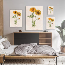 Load image into Gallery viewer, Yellow Vintage Flowers