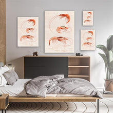 Load image into Gallery viewer, Shrimps Vintage Poster