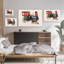 Load image into Gallery viewer, Vintage Toy Train