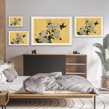 Load image into Gallery viewer, Hydrangea And Swallow - Katsushika Hokusai