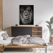 Load image into Gallery viewer, Black and White Lion