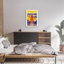 Load image into Gallery viewer, Stockholm Vintage Travel Poster