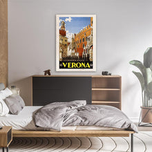 Load image into Gallery viewer, Verona Vintage Travel Poster