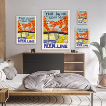 Load image into Gallery viewer, Visit Japan Vintage Travel Poster