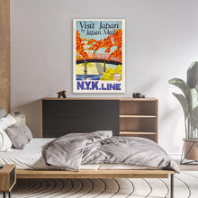 Load image into Gallery viewer, Visit Japan Vintage Travel Poster
