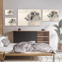 Load image into Gallery viewer, A Greyscale Lions Head