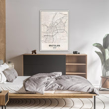 Load image into Gallery viewer, Bratislava City Map