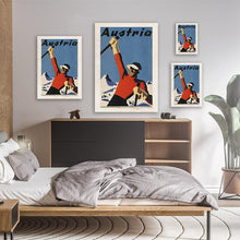 Load image into Gallery viewer, Austria Vintage Ski Poster