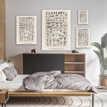 Load image into Gallery viewer, Black And White Retro Insects