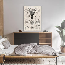 Load image into Gallery viewer, Black And White Illustration Of Octopuses