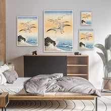 Load image into Gallery viewer, Five Seagulls Above Turbulent Sea