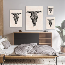 Load image into Gallery viewer, Vintage Animal Skull Engraving