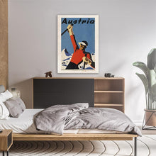 Load image into Gallery viewer, Austria Vintage Ski Poster