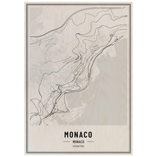 Load image into Gallery viewer, Monaco City Map