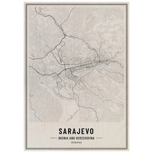 Load image into Gallery viewer, Sarajevo City Map