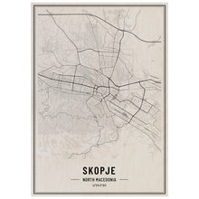 Load image into Gallery viewer, Skopje City Map