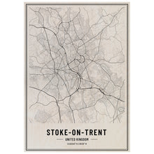 Load image into Gallery viewer, Stoke-on-Trent City Map
