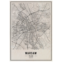 Load image into Gallery viewer, Warsaw City Map