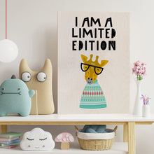 Load image into Gallery viewer, I am limited edition giraffe Poster